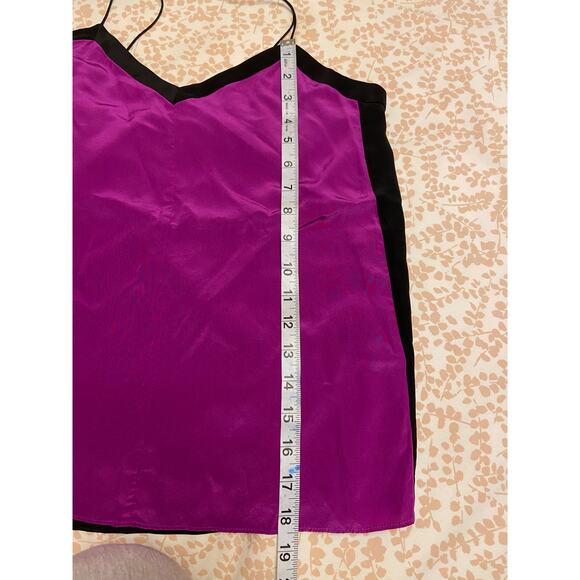 EUC Tibi silk color block spaghetti strap tank sz: 4 - Picture 6 of 7